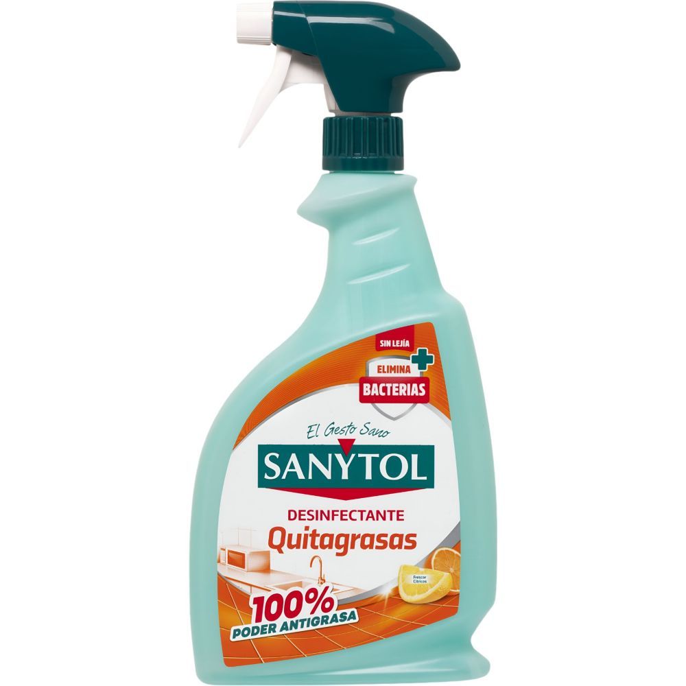 SANYTOL SIN LEJIA QUITAGRASAS PISTOLA 750ML.DESINFECTANTE