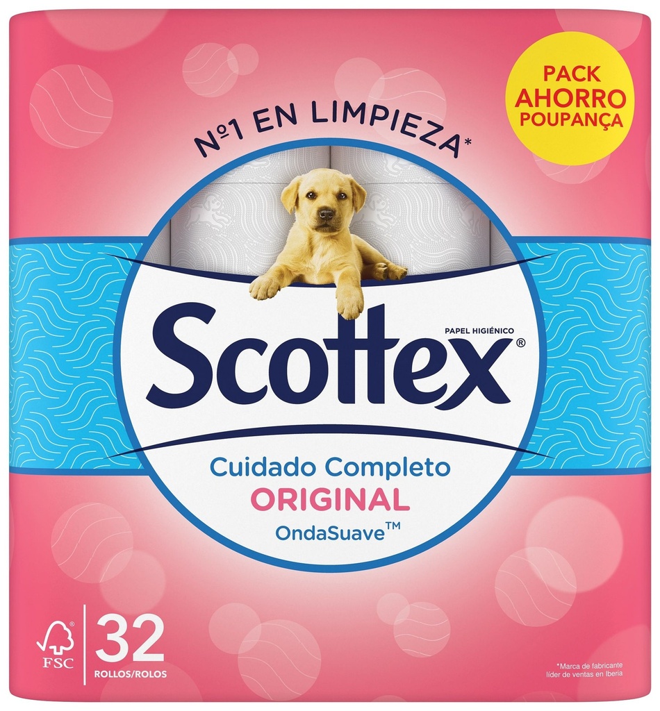 SCOTTEX HGCO ORIGINAL 32R. 2CAPAS (140SERV X ROLLO)         