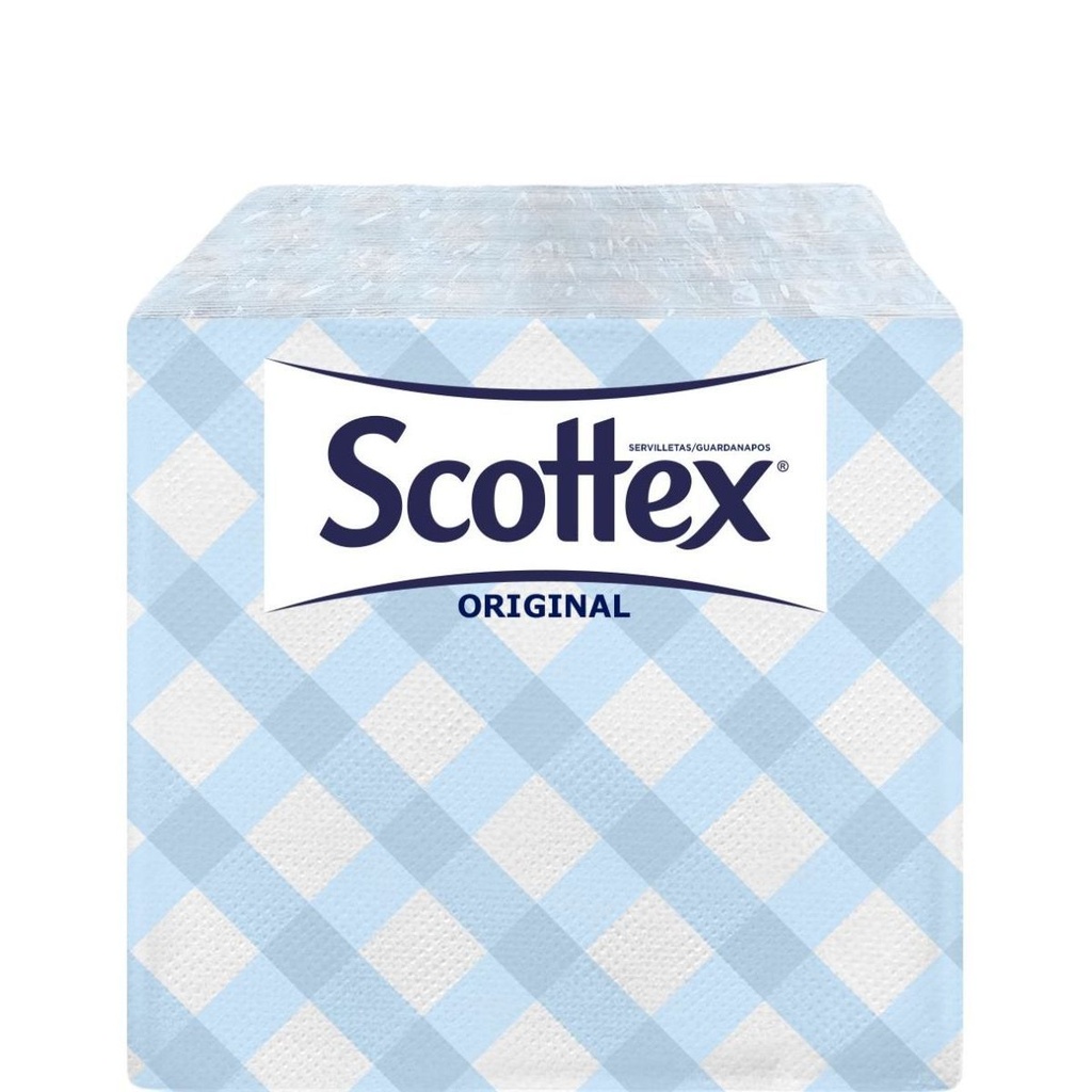 SCOTTEX SERVILLETA ESTILO DECORADA 30X30CM 1 CAPA 64UD