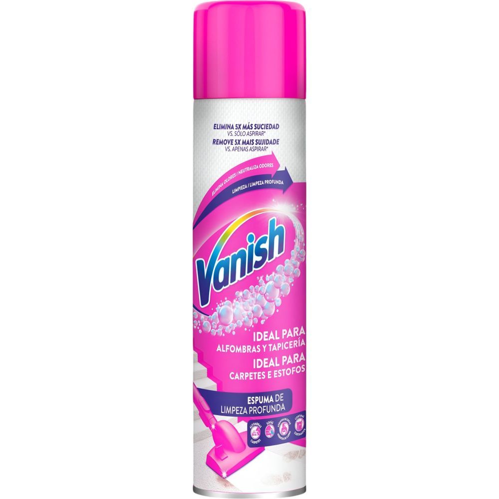 VANISH LIMPIADOR ALFOMBRAS POWER FOAM SPRAY 600 ML
