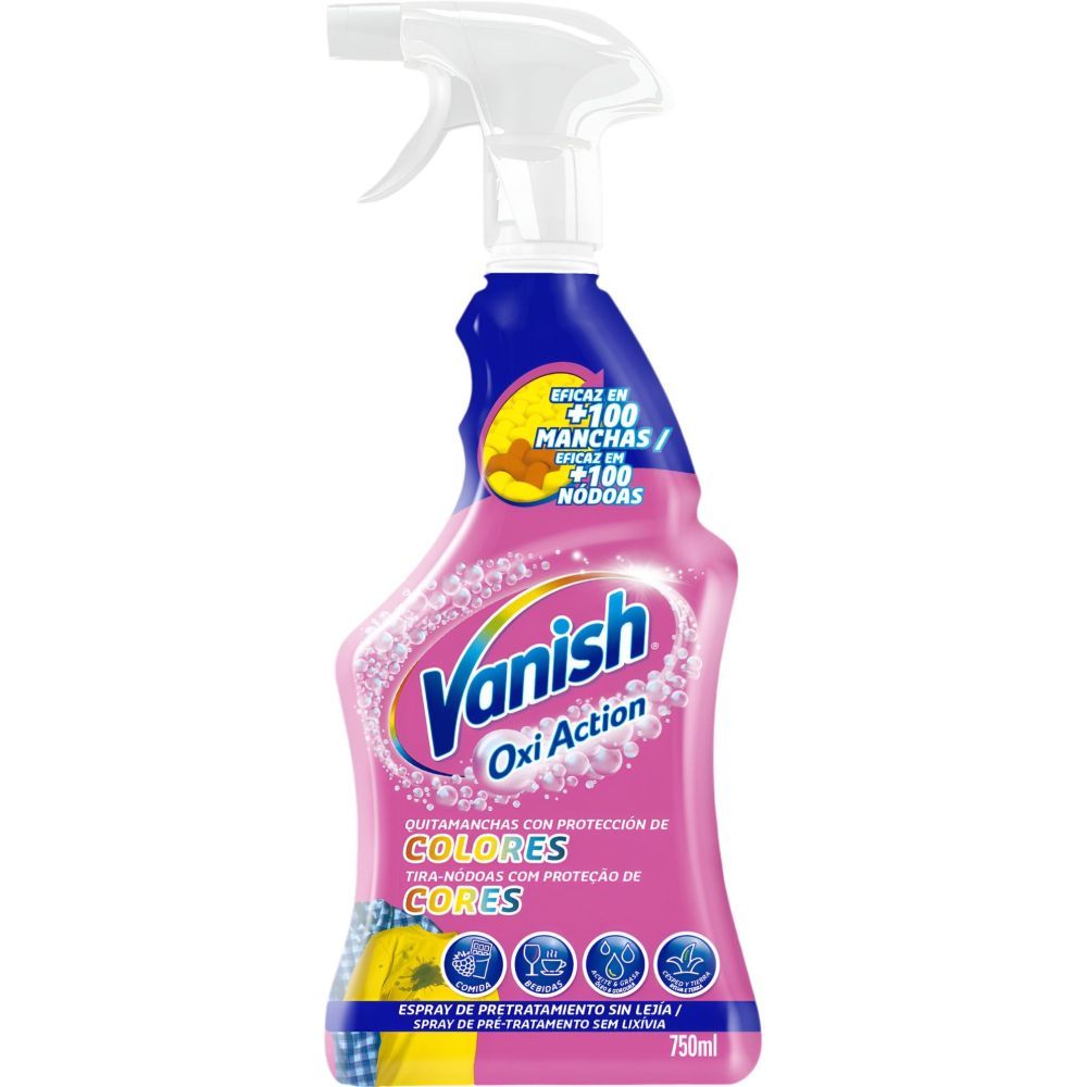 VANISH OXI ACTION QUITAMANCHAS 750ML DÍA A DÍA 4EN1  PISTOLA