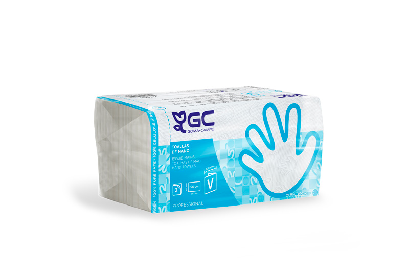 GOMA CAMPS TOALLA SECAMANOS GC 2 CAPAS PLEGADO V 20x120=4.000 *FSC MIX CREDIT*