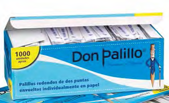 PALILLOS PAPEL ENV. UND. 1000UDS
