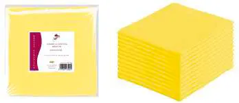 BAYETA SINTETICA 40 X 36 CM. 12 UDS (AMARILLO)