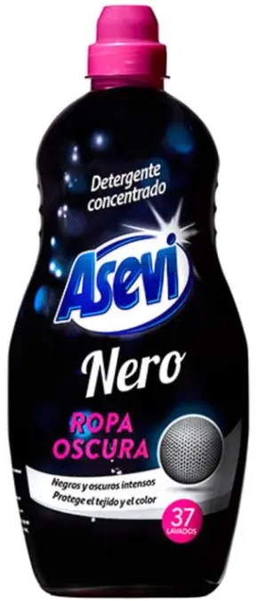 ASEVI DETERGENTE LÍGUIDO ROPA NEGRA 1.5 L (37 DOSIS)
