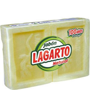 [112435] LAGARTO JABON NATURAL 2PASTILLAS DE 150GR.