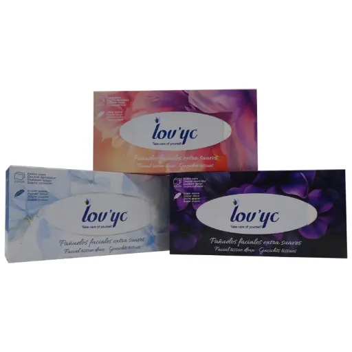 [112492] LOVYC PAÑUELOS FACIALES 100UDS