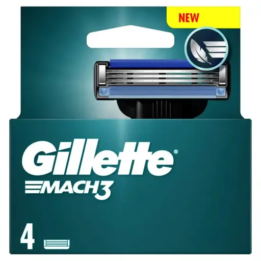 [112515] GILLETTE CARGADOR MACH3 4 UD. (NUEVO)