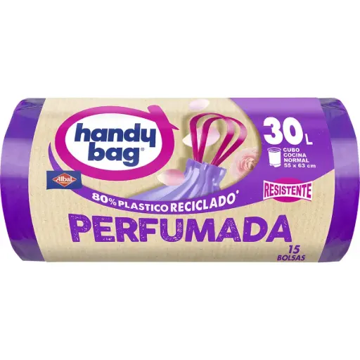 [112507] HANDY BAG PERFUMADA B. BASURA RESISTENTE 30L 15 U