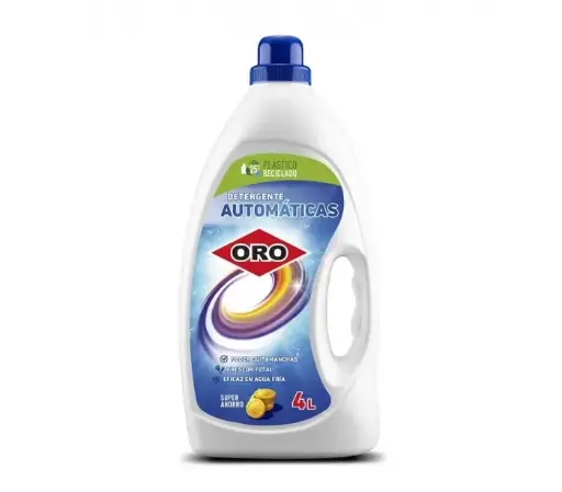 [P1003] ORO DETERGENTE LIQUIDO 4 L AUTOMATICAS (60 DOSIS)