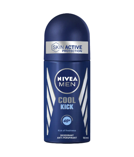 [P1019] NIVEA DESOD ROLL-ON 50ML.COOL KICK FOR MEN