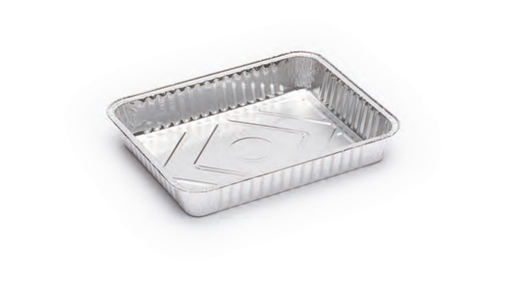 [1323] ENVASE DE ALUMINIO RECTANGULAR 1000cc 12 CANO. 1000uds NO TAPA