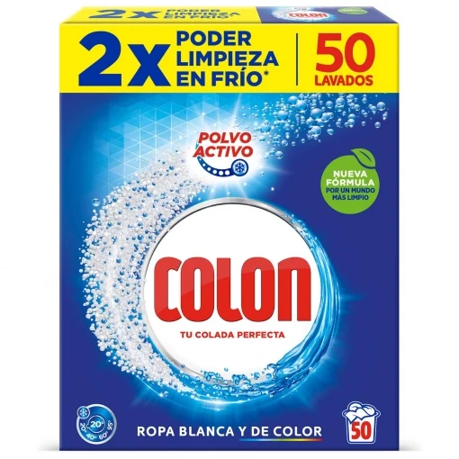 [P1060C] COLON DETERGENTE EN POLVO ACTIVO 50 LAV.