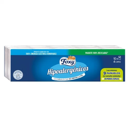 [P1082C] FOXY PAÑUELO POCKET (10 UDS.) HIPOALERGENICO