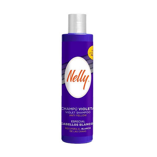 [P1104] NELLY VIOLETA CHAMPU CABELLOS BLANCOS/MECHAS 250 ML.