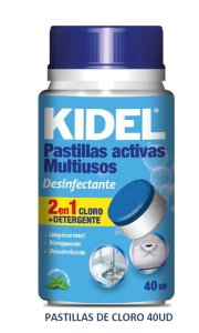 [P2008C] KIDEL CLORO/LEJIA PASTILLAS ACTIVAS (40)