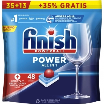 [P2053] FINISH LAVAVAJILL. MAQUINA PASTILLAS TODO EN 1 (35+13 DOSIS)