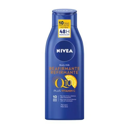 [P2061] NIVEA BODY MILK 400 ML Q10 REAFIRMANTE PIEL SECA 
