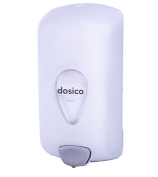 [8000] DOSIFICADOR DE JABÓN Y GEL HIDROALCOHÓLICO 700ML ABS BLANCO