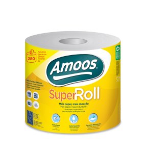 [P2091] AMOOS PAPEL COCINA MULTIUSOS SUPER ROLL 635 G 280 SERVICIOS 2 CAPAS (1=10 UDS.)