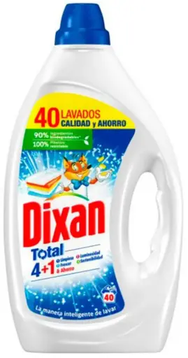 [P2117C] DIXAN GEL DETERG.(40D) 1,800L. AZUL