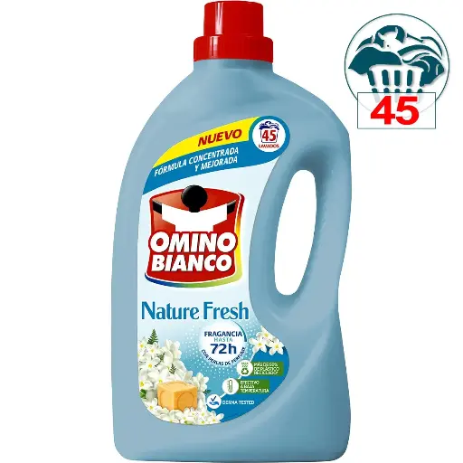 [P3004C] OMINO DET LIQ 45D 1.8L NAT FRESH