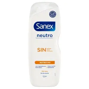 [P4069] SANEX GEL 600 ML NEUTRO NUTRITIVO PIEL SECA SIN SULFATOS SIN JABON SIN COLORANTES 