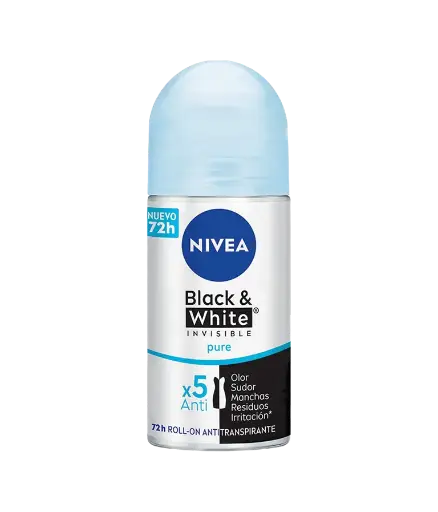 [P4028] NIVEA ANTITRANSPIRANTE B&W PURE ROLL-ON-ES