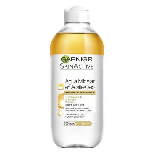 [P4060] GARNIER SKIN AGUA MICELAR 400 ML EN ACEITE