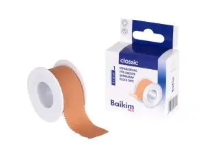 [P4126] BAIKIM ESPARADRAPO TELA CARNE (5 M X 2.5 CM) 