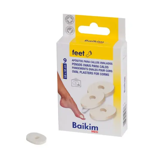 [P4128] BAIKIM DISCOS PARACALLOS OVALADOS 9UND