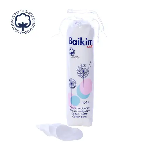 [P4130] BAIKIM DISCOS DESMAQUILLAR 100 UNIDADES 