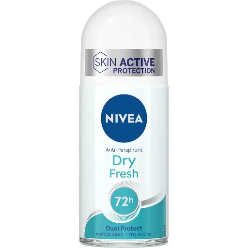 [P4187] NIVEA DESO. ROLL-ON 50ML DRY FRESH 