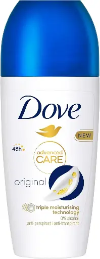 [P4193] DOVE ADVANCED CARE DESO. ROLL-ON ORIGINAL PROTECCION 48 HORAS ANTITRANSPIRANTE 50 ML 