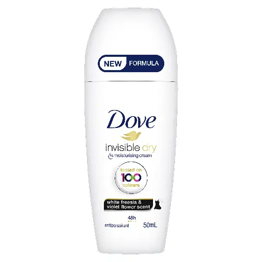 [P4177] DOVE DESOD. ROLL-ON INVISIBLE DRY 50ML 