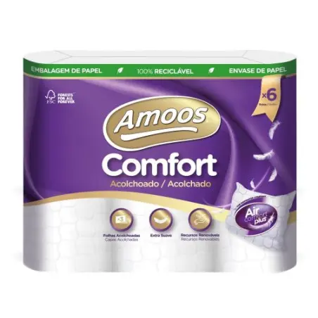 [P2130] AMOOS HIGIENICO 3C ACOLCHADO P6R
