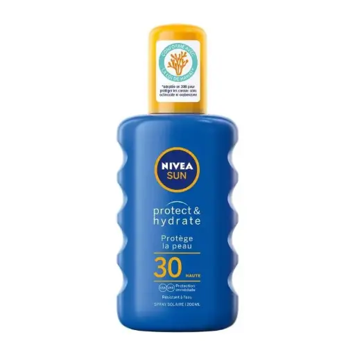 [P4337] NIVEA SUN PROTECTOR SOLAR SPRAY 200ML. PROT&HIDRAT. SPF30