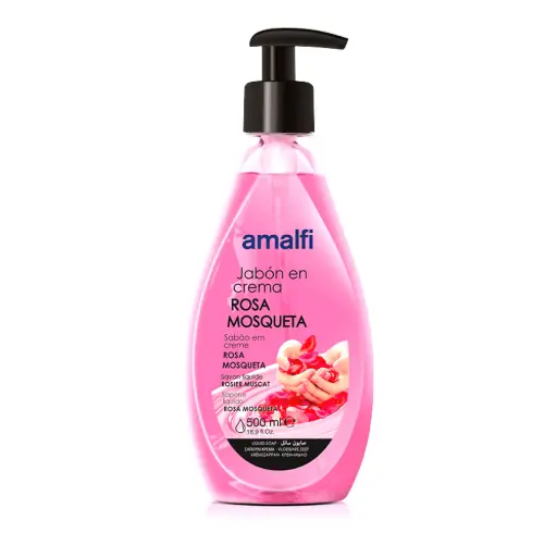 [P4196] AMALFI JABÓN EN CREMA NB ROSA 500 ML