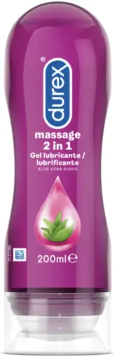[P8058] DUREX LUBRICANTE GEL MASAJE PLAY ALOE VERA 200ML						