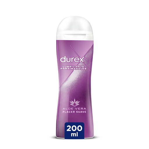 [P8058] DUREX LUBRICANTE GEL MASAJE PLAY ALOE VERA 200ML						