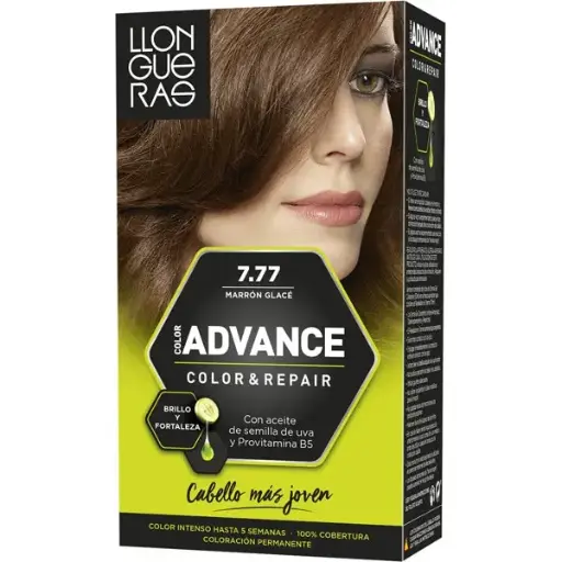 [P4217] LLONGUERAS TINTE N. 7.77 MARRON GLACE