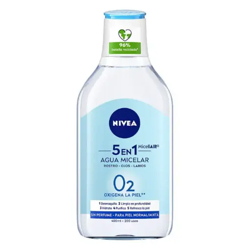 [P4444] NIVEA FACE AGUA MICELAR 400 ML NORMAL