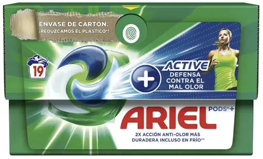 [P4209] ARIEL PODS ODOR ACTIVE 3EN1 CAPSULAS 19UDS						