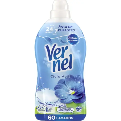 [P4481C] VERNEL SUAVIZANTE CONCENTRADO 1080 ML AZUL (60 DOSIS)