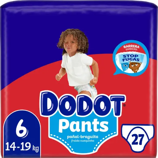 [P4468C] DODOT PANTS T-6. +15KG. 27 UD. (NUEVO)