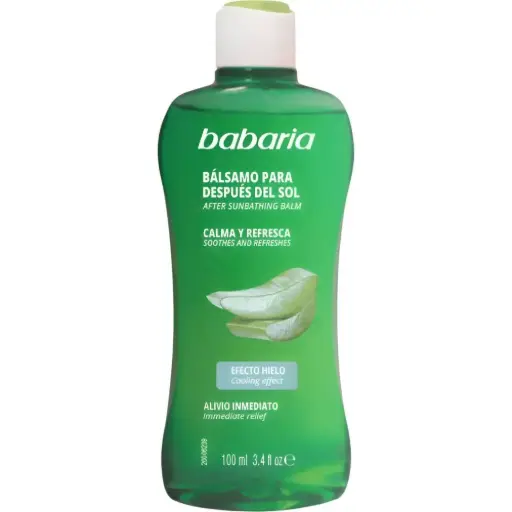 [P5091] BABARIA BRONC.AFTER SUN 100ML.ALOE VERA EFECTO HIELO V-