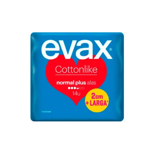 [P4207] Evax COTTONLIKE normal plus pads with wings