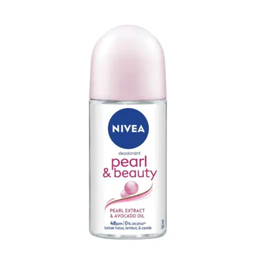 [P2234] NIVEA DESOD ROLL-ON 50ML PEARL&BEAUTY WOMAN-EX