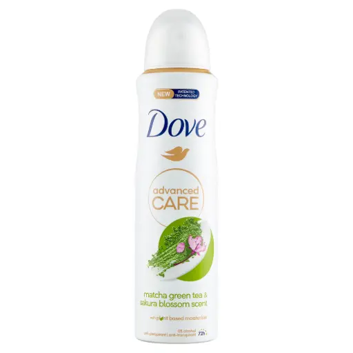 [P4505] DOVE DESOD. SPRAY 150 ML ADVANCED CARE MATCHA SAKURA 