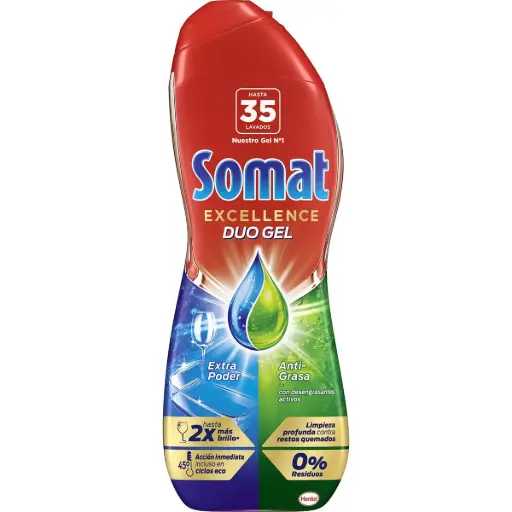 [P5005] SOMAT GEL VAJILLAS ANTIGRASA 35 DOSIS